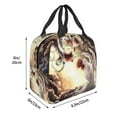 thumbnail image 5 of Lsque The Binding of Isaac Print Insulated Lunch Bag with Thick Aluminum Foil Lunch Tote Bag with Front Pocket for Men and Women, Ideal for Work, School, Picnics, and Travel, 5 of 8
