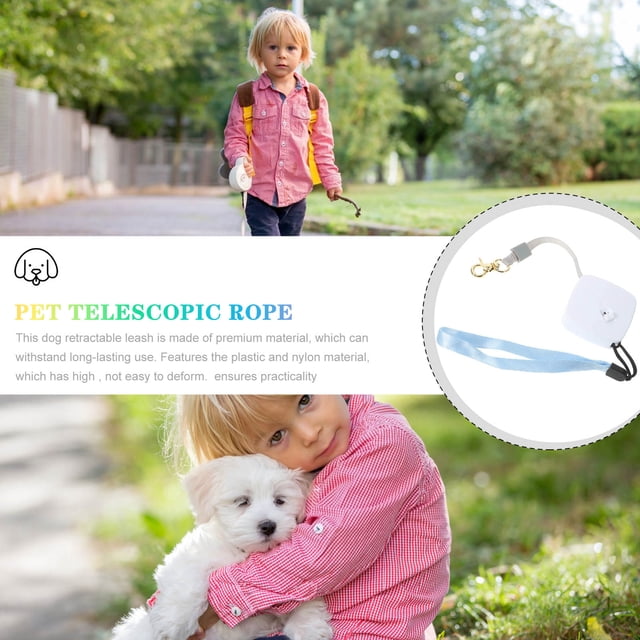 QUMIIRITY 1Set Retractable Dog Tie Out with Portable Design for Pet Owners