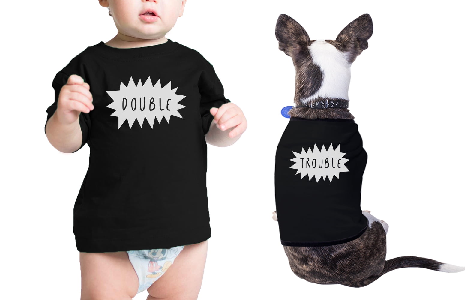 matching baby and dog clothes