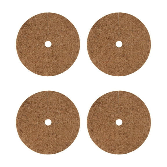 Coconut Mulch Pads Natural Fiber Mats Plant Base Adverse Weather Resistant