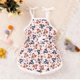 thumbnail image 2 of Otqutp Spring Jumpsuit for Toddler Toddler Girls Sleeveless Cartoon Cow Prints Romper Jumpsuit Clothes 6M to 4 Years, 2 of 6
