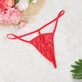thumbnail image 3 of iHPH7 Thongs for Women, G String Thongs for Women, Lace Underwear for Women, Red One Size, 3 of 5