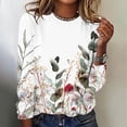 thumbnail image 2 of New Arrivals BeiFu Long Sleeve Shirts For Women Casual Womens Tops Long Sleeve Women Blouses Dressy Cotton V Neck T Shirts Women Loose Fit Fall Outfits For Women 2025, 2 of 4