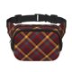 thumbnail image 1 of Fotbe Buffalo Check Plaid Cangurera Cuadrada con Estampado de Doble Capa, Bolsa de Cintura Ajustable Mini para Hombres y Mujeres, 1 of 9