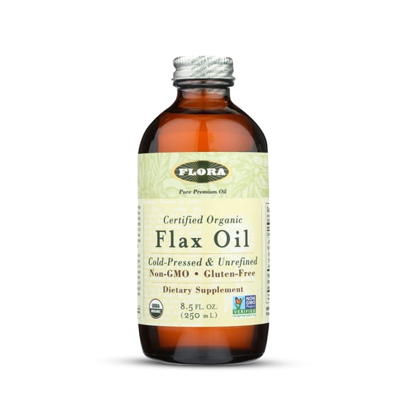 Flora Flax Oil Cold Pressed and Unrefined, 8.5 oz