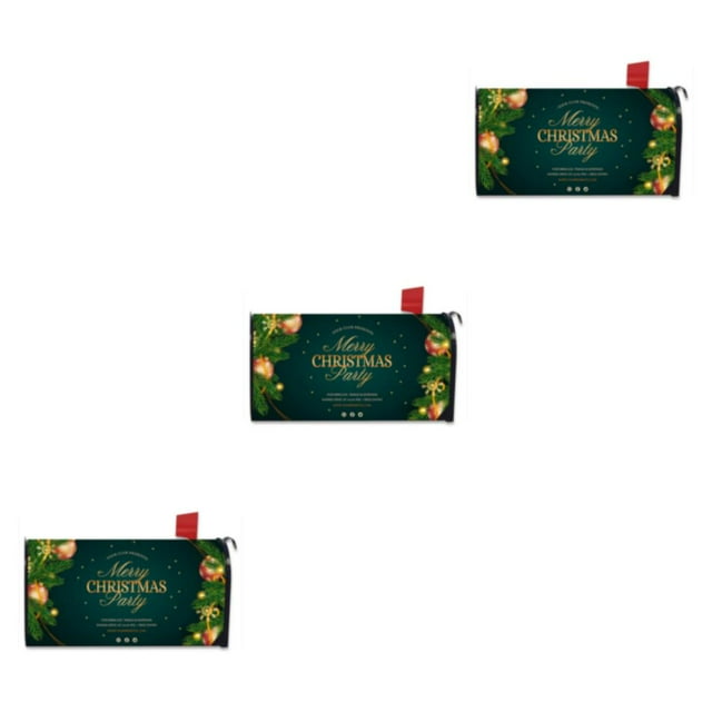 Maytalsory Effortlessly Install And Remove Easy To Mailbox Cover Vivid Print Cloth Abstract Style Colorful Mailbox Cover YTYH2309085 3Set