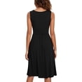 thumbnail image 5 of Ketyyh-chn99 Dresses for Women Maxi Dress Rompers Sleeve Ruffle Shorts Mini Dress Black,S, 5 of 5