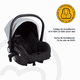 thumbnail image 5 of Carriola Travel System Vox 3 en 1 con Autoasiento, Moisés Convertible y Capota UV50+, 5 of 6