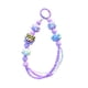 thumbnail image 5 of Llavero con cuentas, abalorio de cuentas, llavero bonito, pulsera para niñas, bolsas de regalo, monedero Púrpura, 5 of 10