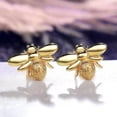 thumbnail image 3 of HOOUN Vintage Crystal Bee Drop Earrings Dangle Gift for her Bee Animal Women Jewellery-5#Honeycomb Bee Earrings, 3 of 8