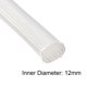 thumbnail image 4 of Uxcell 3.3Ft-12mm Alta TEMP Funda de Fibra de Vidrio Aislante Protectores de Cable Blanco, 4 of 5
