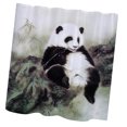 thumbnail image 4 of Cortina de ducha impermeable para baño, 180 x 180 cm, con estampado de panda y gancho, 4 of 4