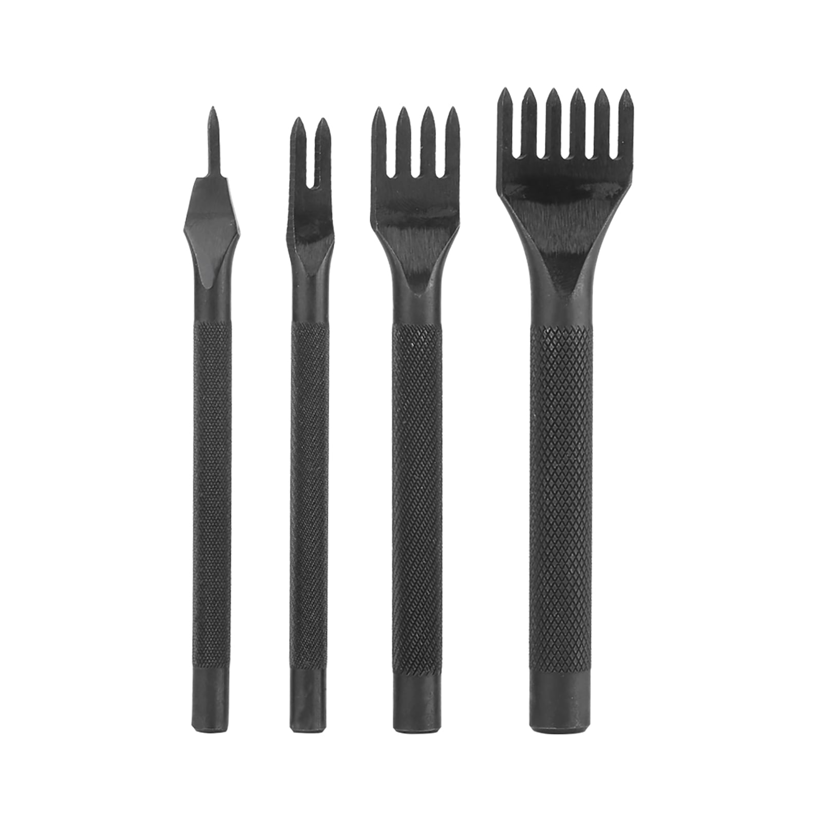 4 Pcs set Leather Punch Tool DIY Leather Hole Stitching Tools Handmade