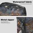 thumbnail image 4 of Christmas Charger Case USB Organizer Wire Cord Travel Organizer Cord Case, Oxford Cloth Waterproof Electronics Digital Storage Bag, 5.9x9.44x3.14 in., 4 of 6