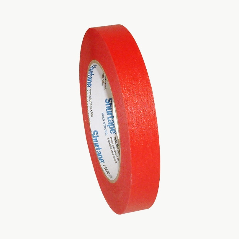 Shurtape CP631 Colored Masking Tape 3/4 in x 60 yds. (Red)