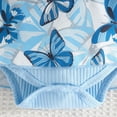 thumbnail image 6 of Baby Girls Butterfly Romper w/Headband Infant Ruffle Jumpsuit Birthday Dress, 6 of 7