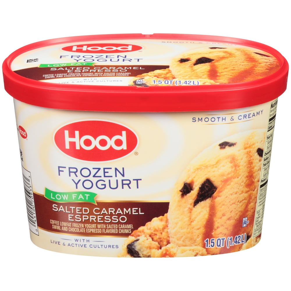 Hood Salted Caramel Espresso Low Fat Frozen Yogurt