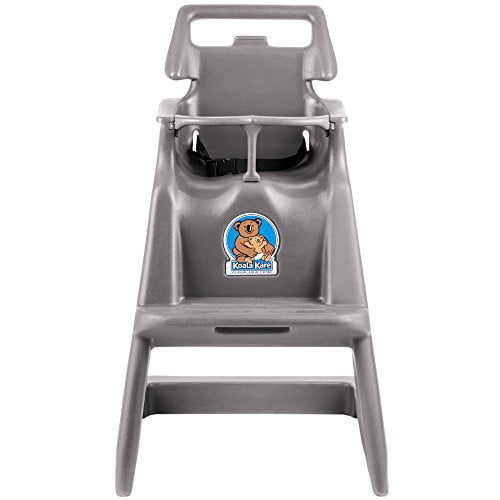 Koala Kare KB103-01 Gray Classic High Chair with Recessed Wheel