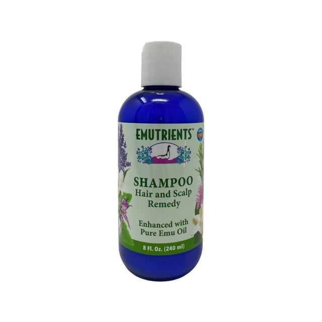 Montana Emu Ranch - Champú EMUtrients Botella de 8 onzas - Hecho con aceite puro de Emu