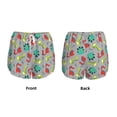 thumbnail image 5 of Lsque Cute Dinosaur Printed Women's Running Shorts with Liner Pockets,Elastic Quick Dry Workout Athletic Gym Yoga Shorts,Womens High Waist Shorts-XX-Large, 5 of 9