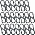 thumbnail image 1 of 20 Pièces Mini S Forme Mousquetons en Alliage d'Aluminium Mousquetons 8 Formes Durables Léger Imperméable à Double Boucle, pour la Maison, Randonnée en Plein Air, Pêche, Camping, Voyage, Etc, 1 of 5