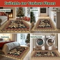 thumbnail image 5 of MJIAexp 5'x7' Area Rug Washable Living Room Rug, Vintage Western Buffalo Bear Decor Indoor Carpet Rugs, Non Slip Soft Low Pile Area Carpet for Living Room Bedroom Festive Decor, 5 of 7