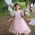 thumbnail image 2 of Honeeladyy Children Girls Sequin Gauze Skirt Masquerade Dress Flower Girl Dresses, 2 of 9