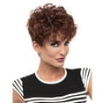 thumbnail image 3 of LHWEN Cool Curly Short Wig for Women High Temperature Synthetic Fiber Adjustable Straps Pre-Styled Lightweight Comfortable Full Wig Fashionable Unique Colors Easy to Manage Perfect for Daily Wear, 3 of 5