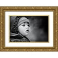 thumbnail image 1 of Flour, Piet 14x11 Gold Ornate Wood Framed with Double Matting Museum Art Print Titled - the kid from Sarangkot, 1 of 4