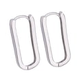 thumbnail image 4 of Pendientes de aro Hugo para niñas Plata, 4 of 10