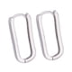 thumbnail image 3 of Pendientes para niñas, regalos minimalistas de verano, hebilla de oreja elegante Plata Zulema Pendientes de aro de mujer, 3 of 8