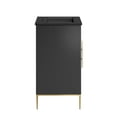 thumbnail image 2 of Modway Awaken 24" Solid Wood and MDF Bathroom Vanity in Black, 2 of 7