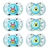 Tommee Tippee Closer to Nature, Fun Style Infant Pacifier, 6-18m, 6pk, Boy