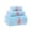 Sky Blue, variant on PRETXORVE Bath Towels, Velvet Set Little Dinosaur Series Soft Water Absorbent Mother Set Scarf