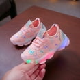 thumbnail image 4 of AnuirheiH Children&nbsp;Kid Baby Girls Butterfly Crystal Led Luminous Sport Run Sneakers Shoes Clearance Under $10, 4 of 9