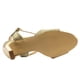thumbnail image 4 of Zapatillas para Mujer Joza 4275 dorado 23.5, 4 of 4