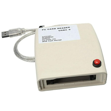 Image of USB 2.0 PC ATA Card Reader Adapter with PCMCIA Connector Memory Stick Card XD Card