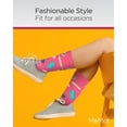 thumbnail image 5 of MeMoi Women's Baking Bamboo Crew Socks - Womens - Female, 9-11, Magenta, 5 of 7