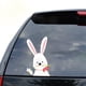 thumbnail image 5 of Calcomanías de pared de conejo | Calcomanías de conejo de Pascua para ventana de coche o camión | Decoración para portátil o refrigerador | Calcomanías de animales para habitación infantil | Vinilo, 5 of 9