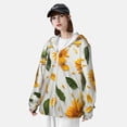 thumbnail image 3 of Lsque Sunny Yellow SunFlower UPF 50+ Lightweight Sun Protection Men's Women's Long Sleeve Shirt, Hoodie Performance -Medium, 3 of 9