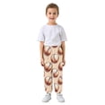 thumbnail image 2 of joogoo Retro Baseballs Boys' Sweatpants Jogger Pants 3T, 2 of 8