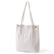 thumbnail image 1 of Sonducket Bolso de mano de pana para mujer, bolso de hombro ligero, bolsas de compras de gran capacidad, almacenamiento, bolsos informales Retro, Bolsas de mensajero y de hombro color crema, 1 of 6