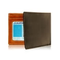 thumbnail image 5 of Genuine Leather Slim Wallets For Men - Mens Bifold Wallet With ID Window & Gift Box RFID Blocking, 5 of 7