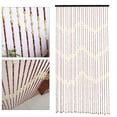 thumbnail image 5 of Bamboo Bead Curtain String Beaded Wooden Doorway Door Curtains Retro 27 Lines 35.4*69 inch, 5 of 19