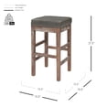 thumbnail image 6 of Valencia Square Backless Counter Stool, Multiple Colors, 6 of 6