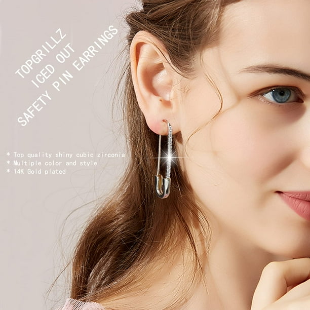 Paper pin earrings sale