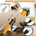 thumbnail image 4 of EXLEAF 30W Electric Hot Knife Cutting Tool- Hot Knife for Plastic, Resin & Mesh | Includes 10 Blades, 2 Blade Holders, 1 Wood Burning Tip & Stand | Fast Heating DIY Plastic Cutter, 4 of 7