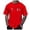 Red, variant on Men T Shirt Men’s Short Sleeve Summer Casual Ventilate Beach Holiday Monkey Print Tops Lightweight Breathable Everyday Wear Gray XXL