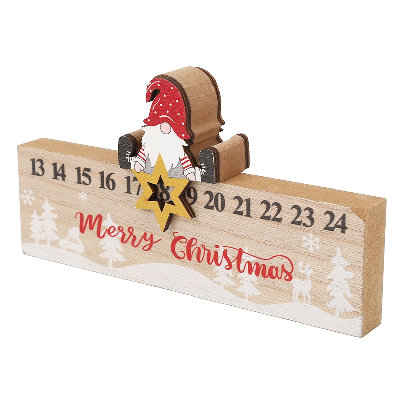 Desktop Countdown Block, Christmas Countdown Calendar Sliding For Home