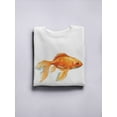 thumbnail image 3 of Gold Fish Sketch . Sweatshirt Women -Image by Shutterstock, Female Medium, 3 of 4